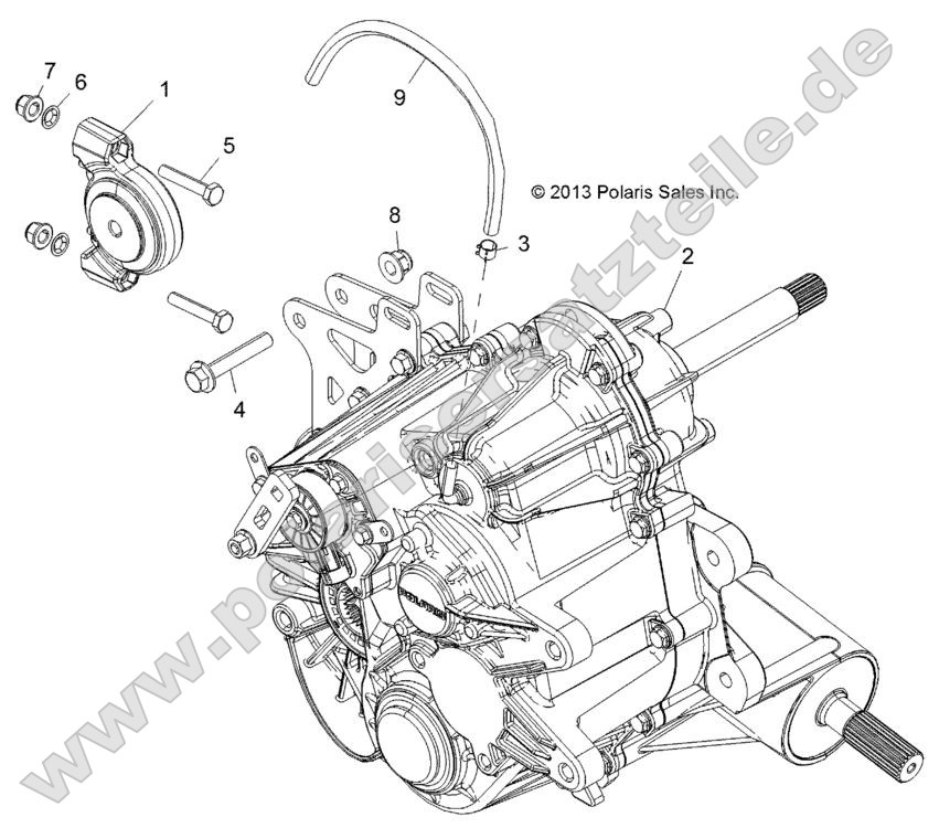 Drive Train, Main Gearcase Mounting