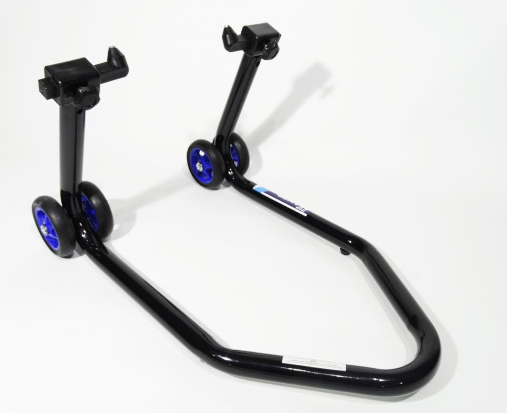 TMP Vorderrad Montageständer schwarz-blau mit Dornaufnahme