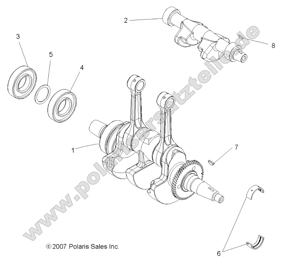 Engine, Crankshaft and Balance Shaft