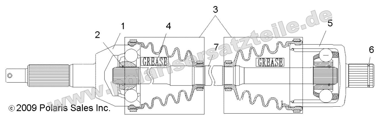 Drive Train, Rear Drive Shaft
