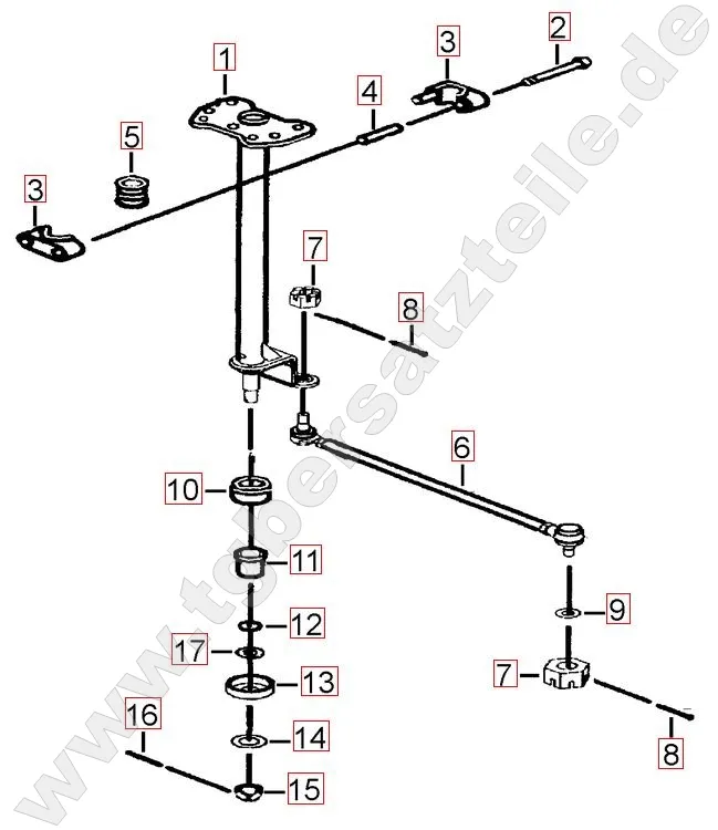 Lenksäule - Spurstange Lenksäule - Spurstange
