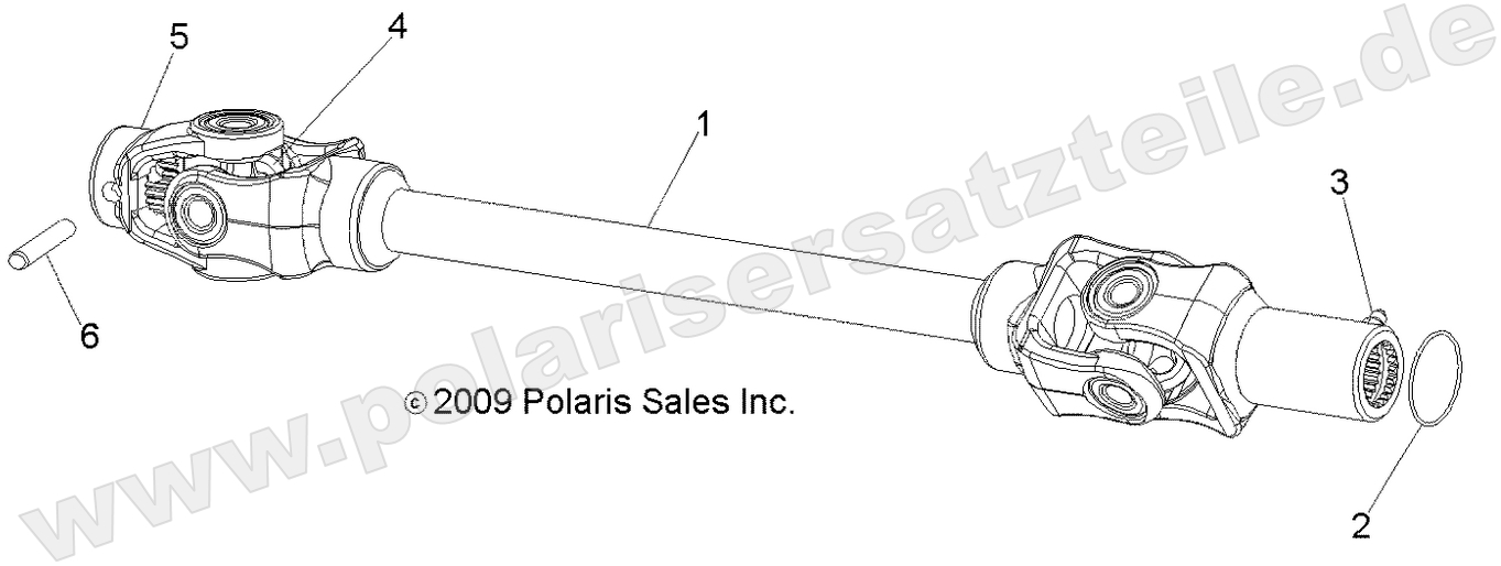 DRIVE TRAIN, FRONT PROP SHAFT
