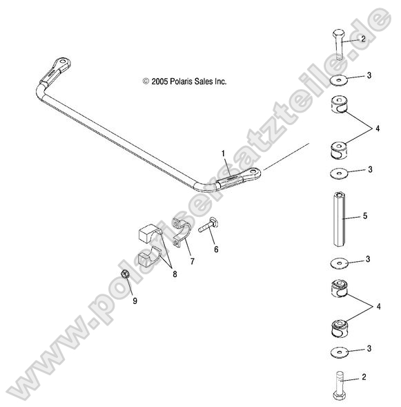 Stabilizer Bar, Rear