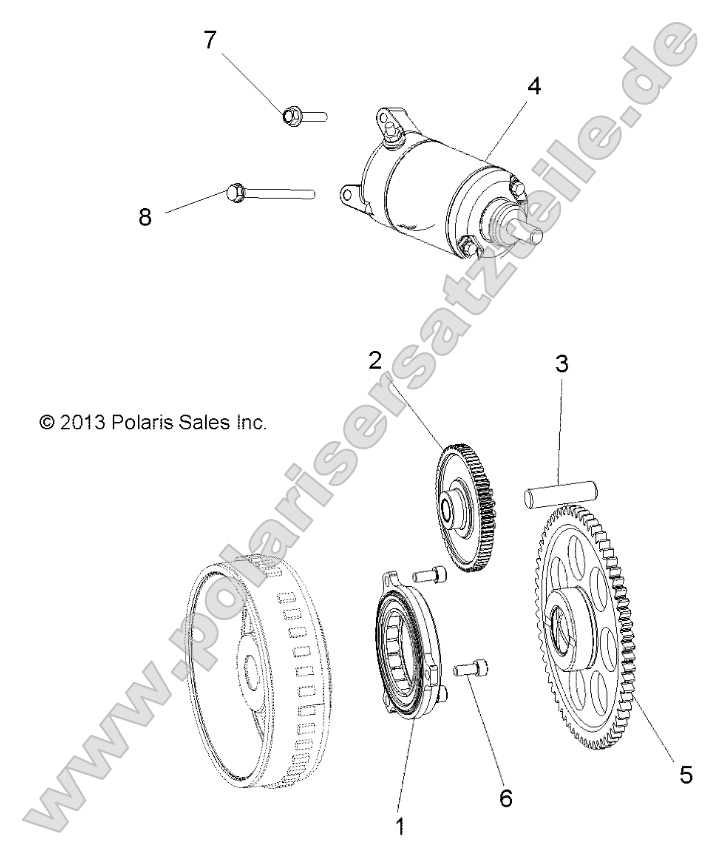Engine, Starter Drive