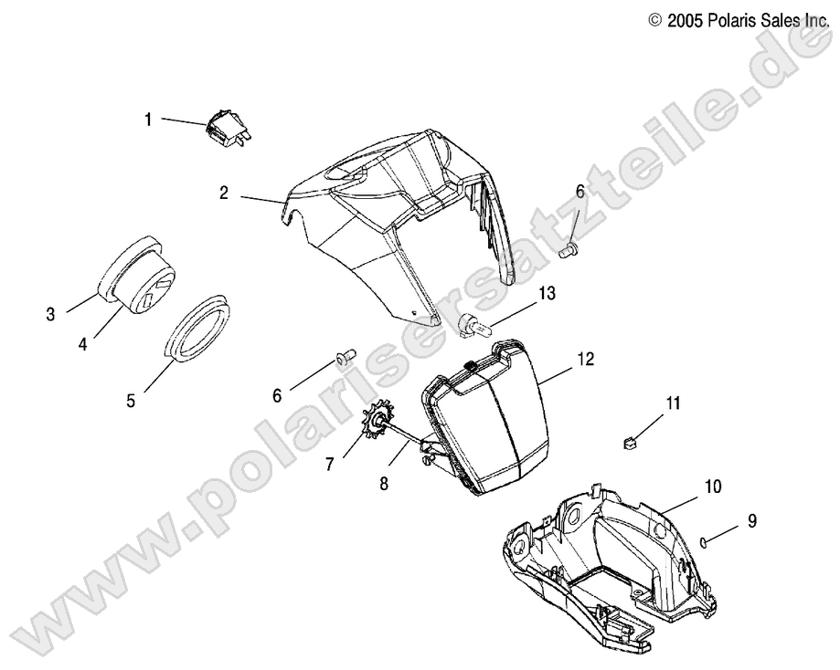 HEADLIGHT POD and SPEEDOMETER HEADLIGHT POD and SPEEDOMETER