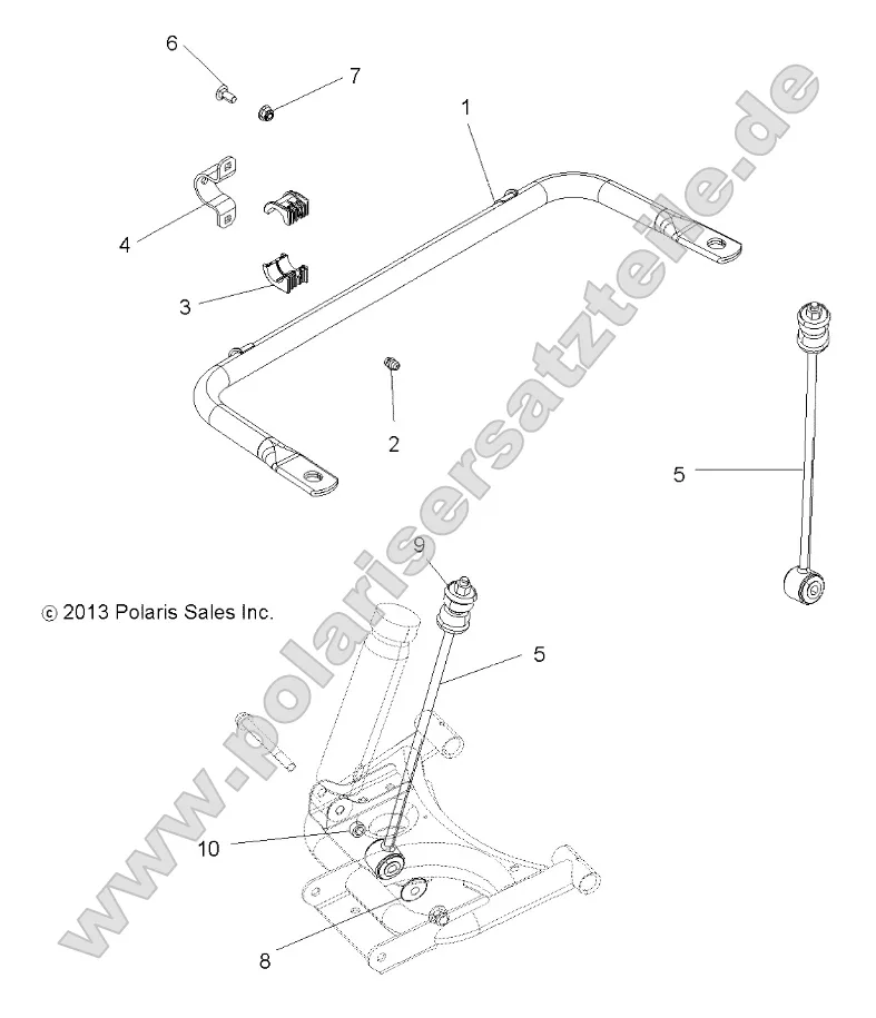 Suspension, Stabilizer Bar, Rear Suspension, Stabilizer Bar, Rear