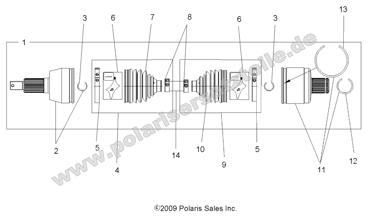 Drive Train, Drive Shaft, Rear Drive Train, Drive Shaft, Rear