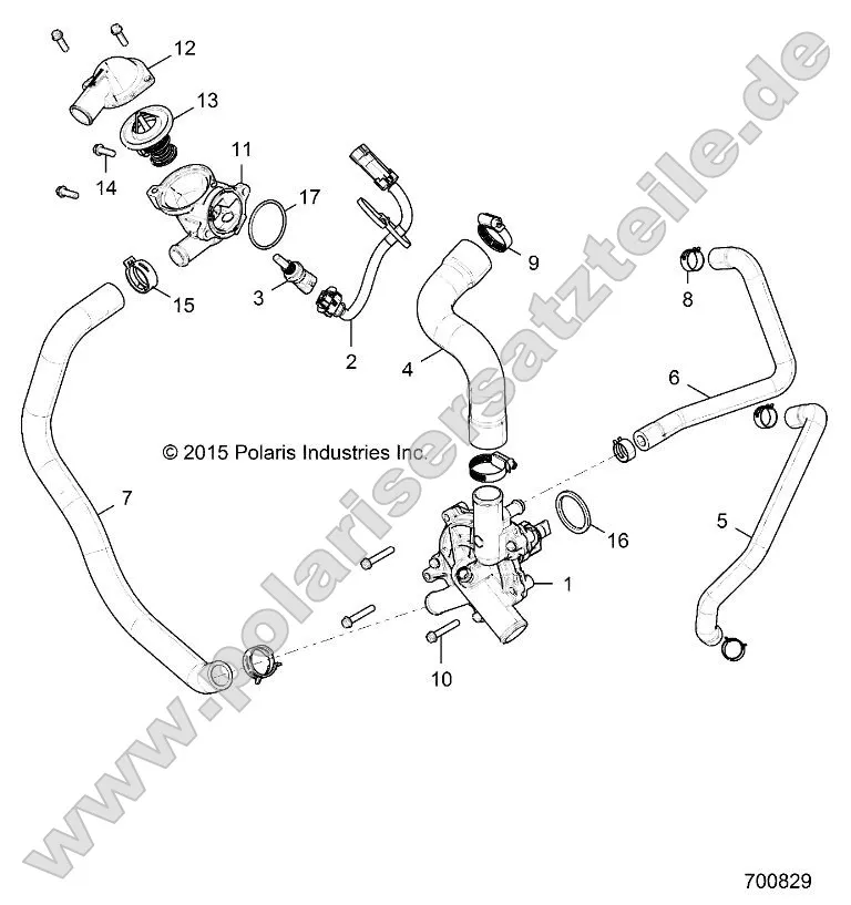 Engine, Waterpump and Bypass Engine, Waterpump and Bypass
