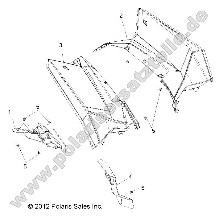 Body, Rear Cab Body, Rear Cab