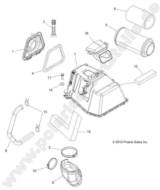 ENGINE, AIR INTAKE (Built 10/23/10 and After)