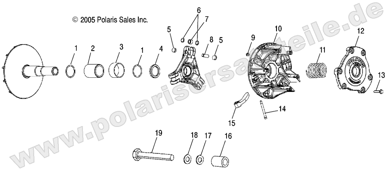 DRIVE CLUTCH and MOUNTING DRIVE CLUTCH and MOUNTING