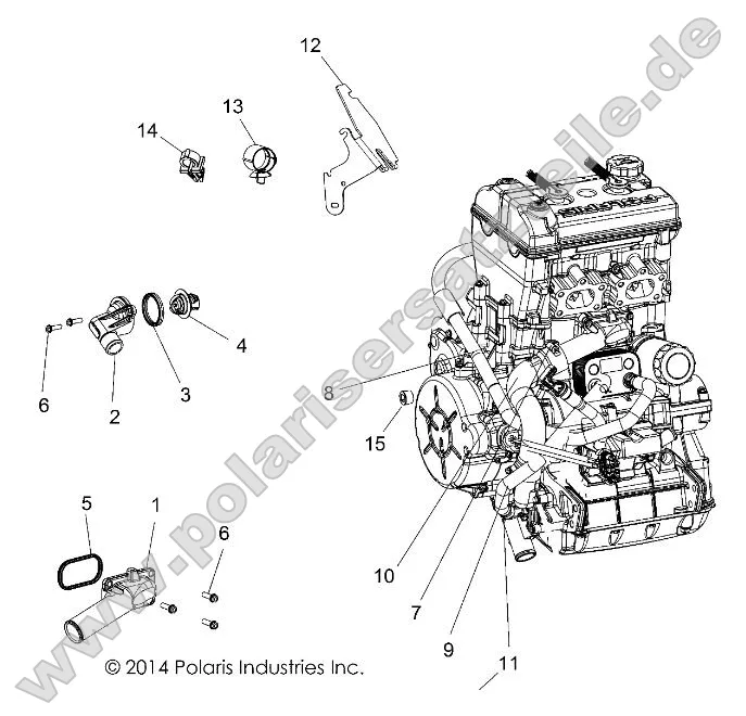 Engine, Cooling, Thermostat and Bypass Engine, Cooling, Thermostat and Bypass
