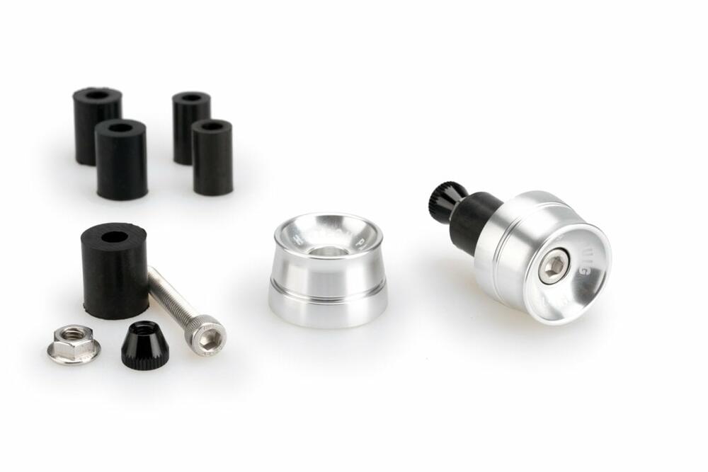 PUIG LENKERENDEN ALUMINIUM MOD.SPEED UNIVERSAL C/SILBER - 21016P