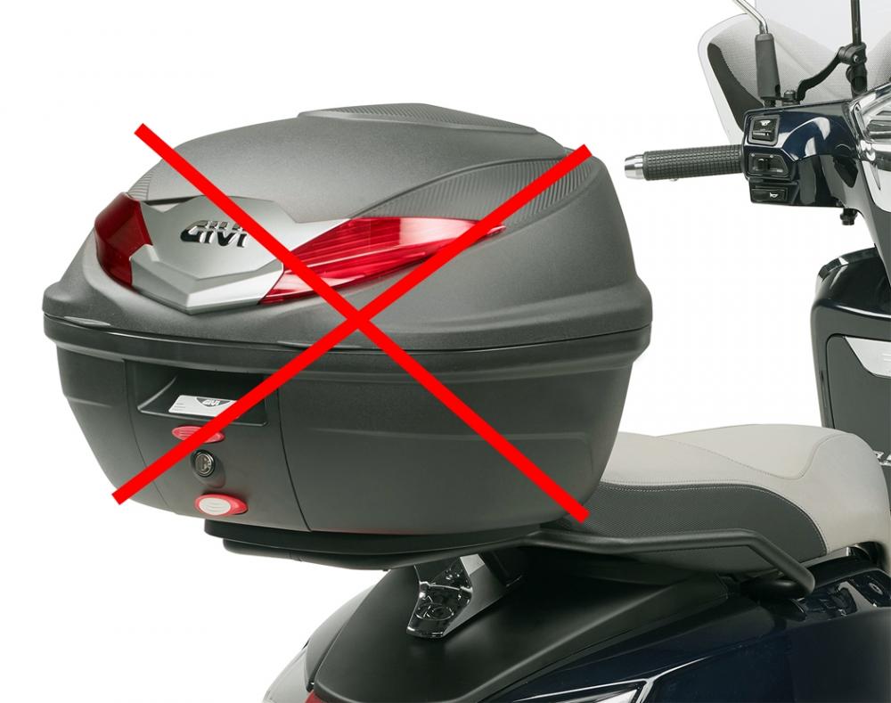 Givi Topcaseträger für Monolock Koffer - Kymco Like 50 / 125 / 150 2017-23