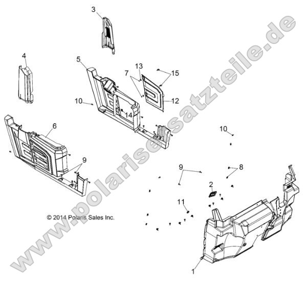 Body, Front Floor and Fender (49BRUTUSFENDER152DM) Body, Front Floor and Fender (49BRUTUSFENDER152DM)