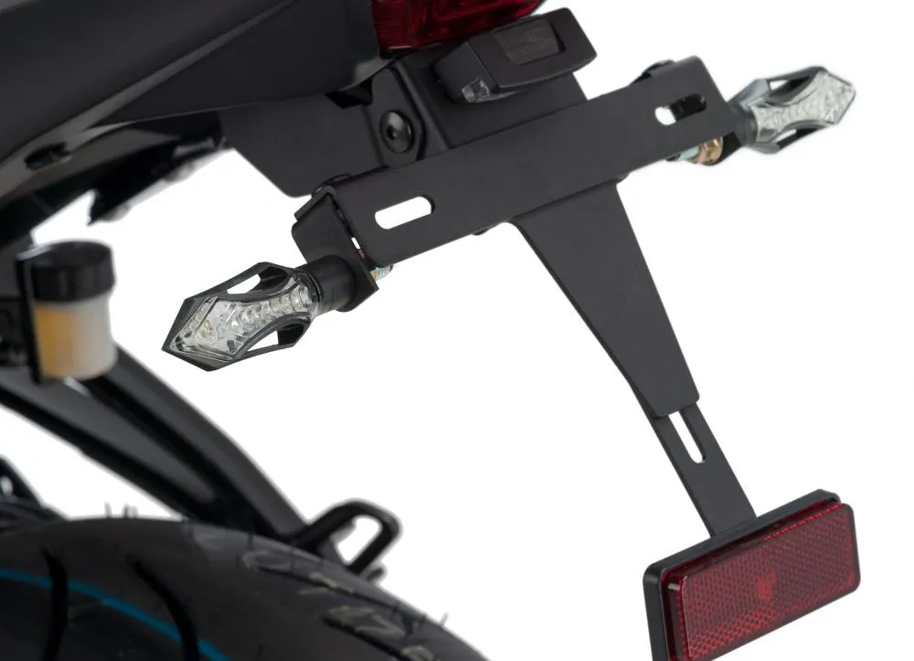 Puig_LED_Blinker_House_9946N_am_Motorrad Puig LED Blinker Set House, schwarz, Glas klar, ABE, 70x24 mm