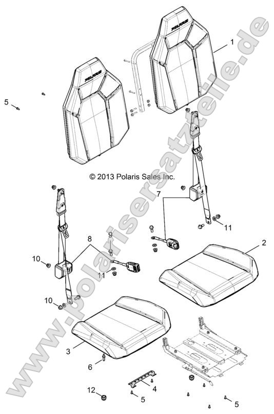 Body, Seat (49RGRSEAT149XP) Body, Seat (49RGRSEAT149XP)