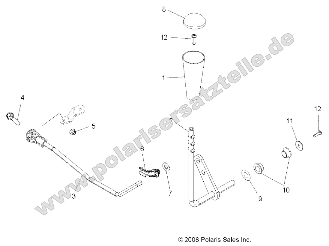 Drive Train, Gear Selector Drive Train, Gear Selector