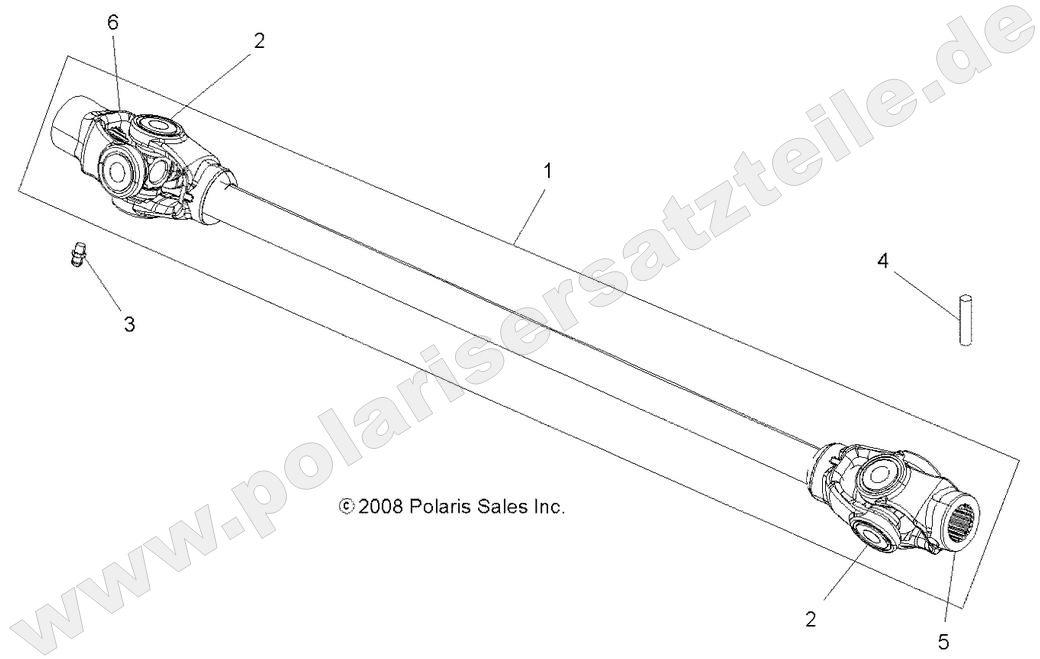 DRIVE TRAIN, PROP SHAFT, FRONT DRIVE TRAIN, PROP SHAFT, FRONT