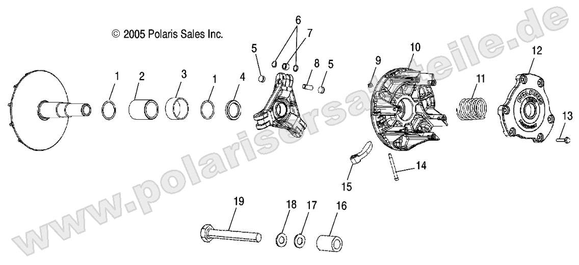 DRIVE CLUTCH and MOUNTING DRIVE CLUTCH and MOUNTING