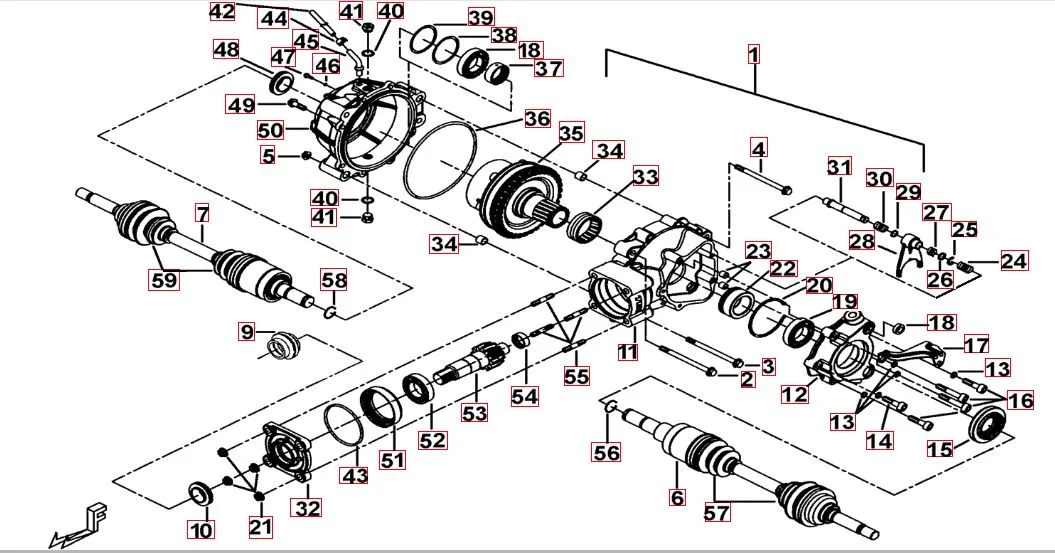 Differenzial hinten (1) Differenzial hinten (1)