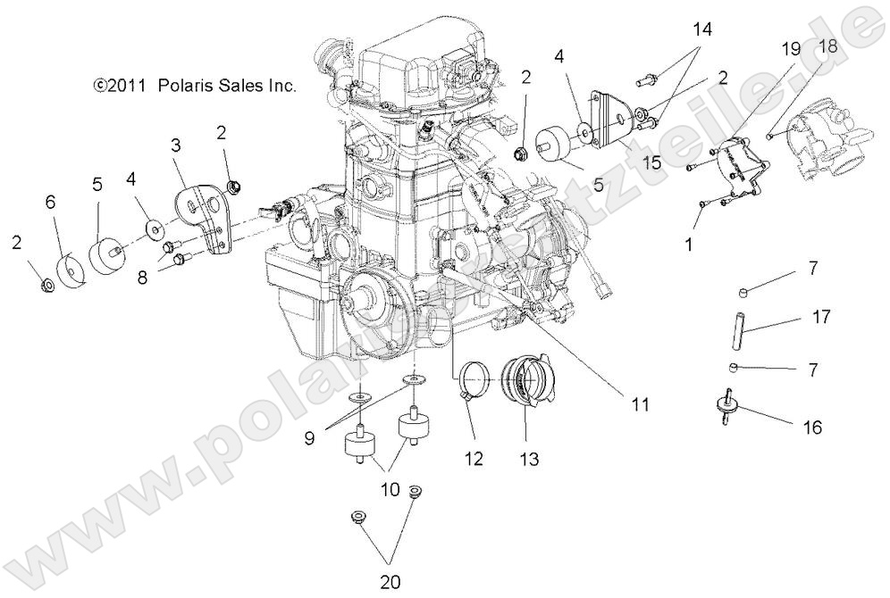 ENGINE, MOUNTING ENGINE, MOUNTING