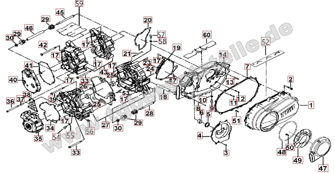 Motorgehäuse Motorgehäuse