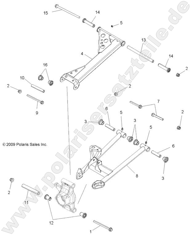 SUSPENSION, REAR SUSPENSION, REAR