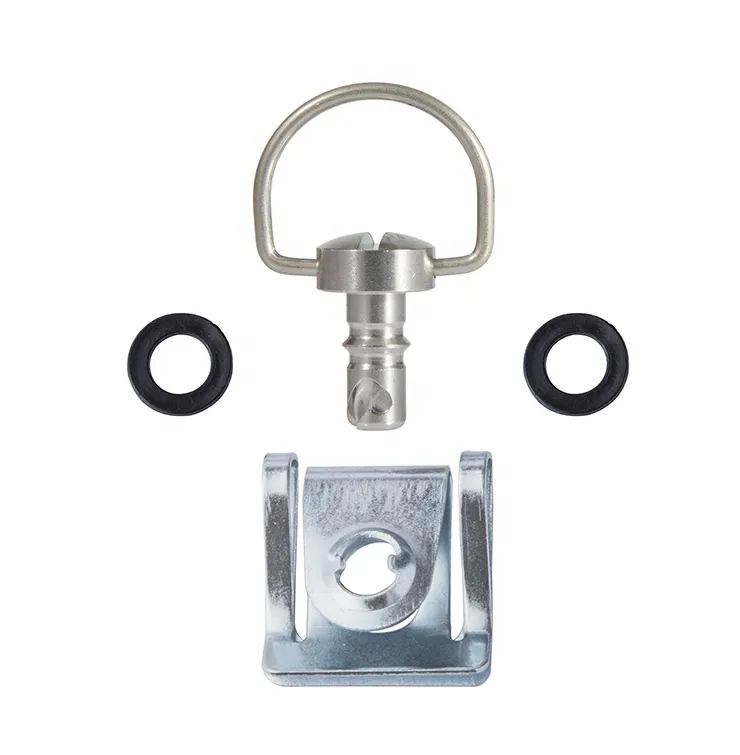 TMP Racing Verkleidung Bügel Schnellverschluss Set 14mm silber zum Stecken - 10 Stück