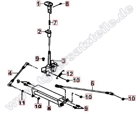 Gangschalthebel Gangschalthebel