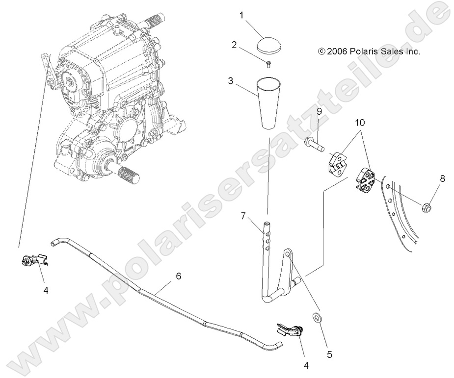DRIVE TRAIN, GEAR SELECTOR