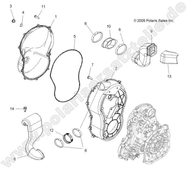 BODY, CLUTCH COVER BODY, CLUTCH COVER