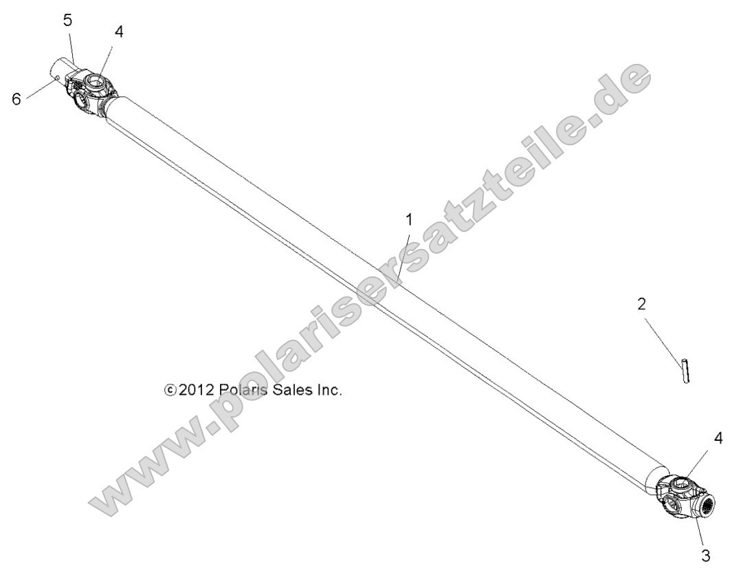 Drive Train, Front Prop Shaft