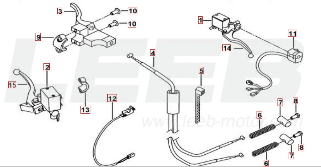 Schalter-Hebel Schalter-Hebel
