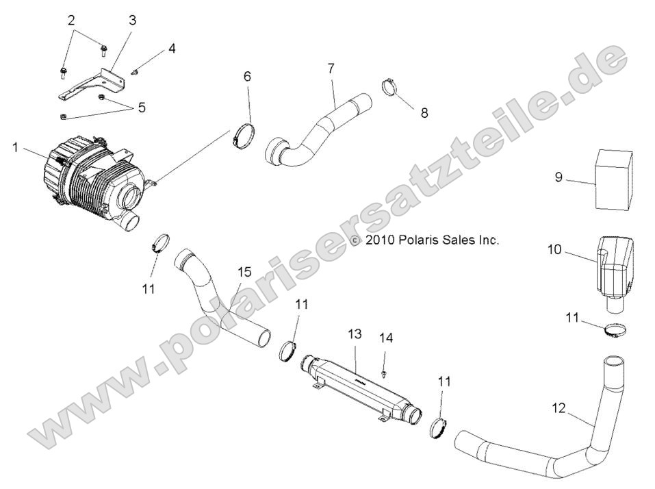 Engine, Air Intake Ducting