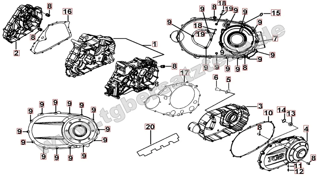 Motorgehäuse Motorgehäuse