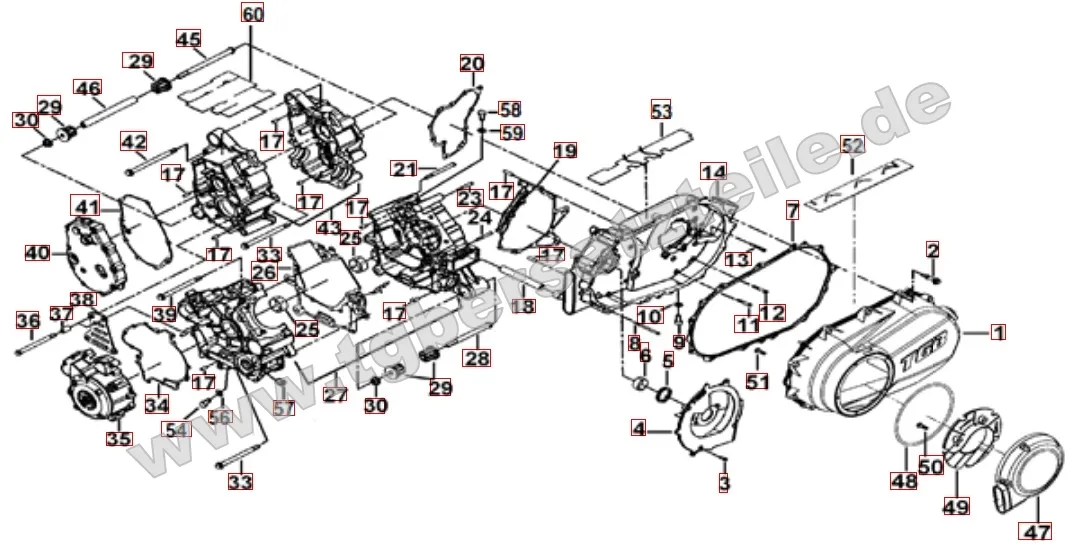 Motorgehäuse Motorgehäuse