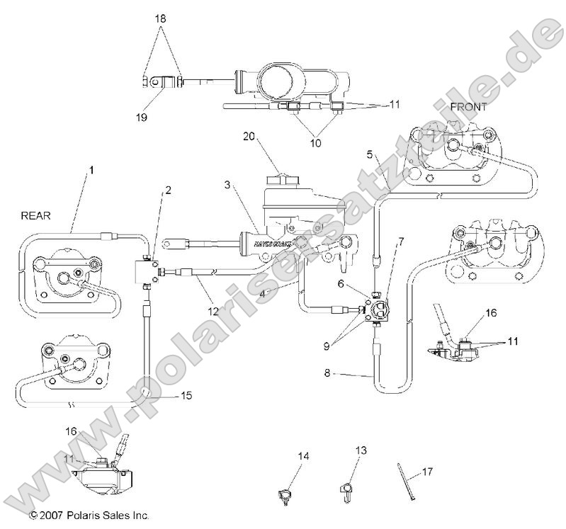 BRAKES, LINES AND MASTER CYLINDER