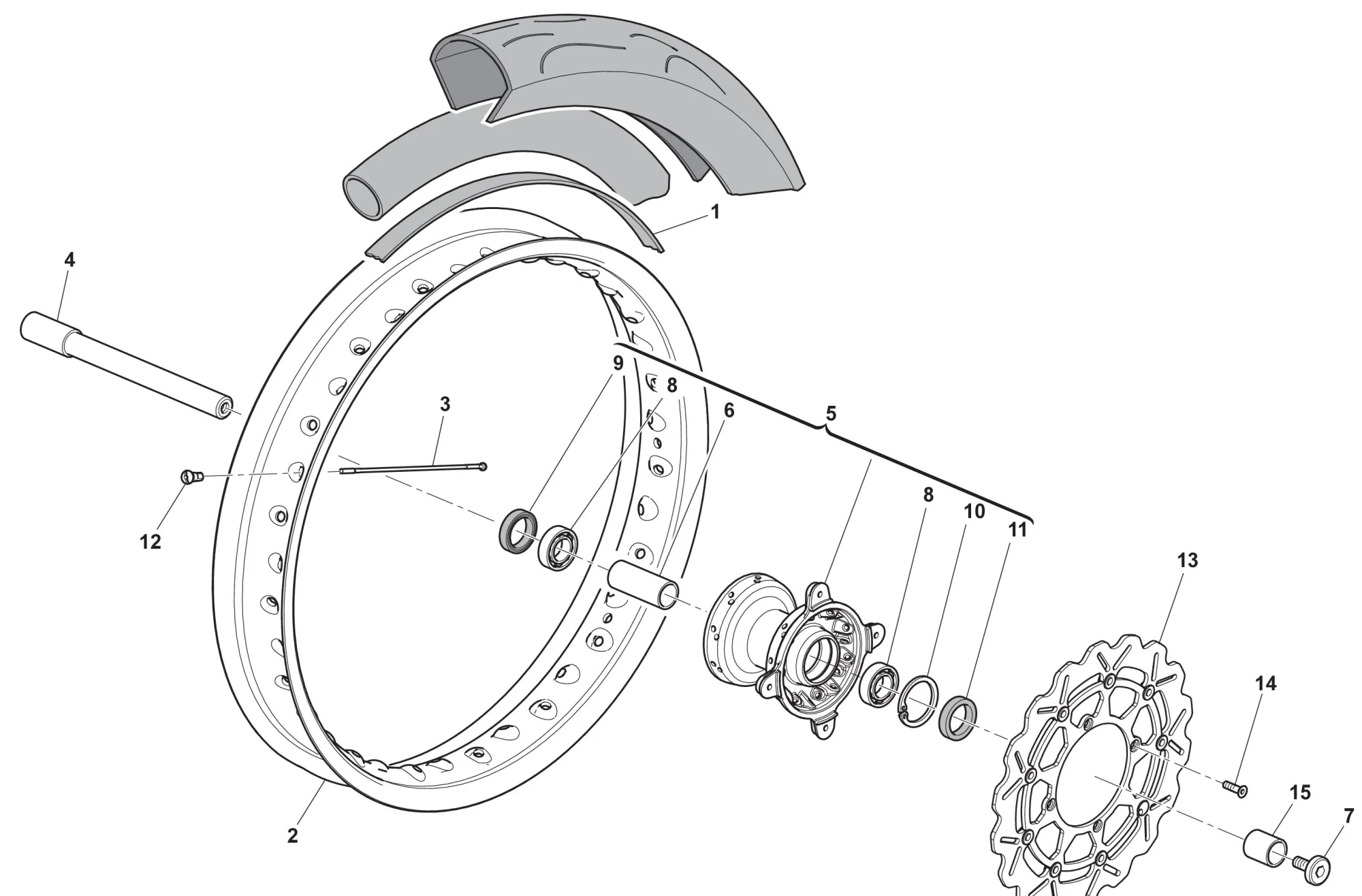 Vorderrad SM Motard Vorderrad SM Motard