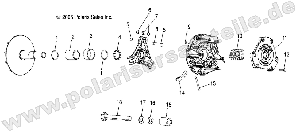 CLUTCH, DRIVE CLUTCH, DRIVE