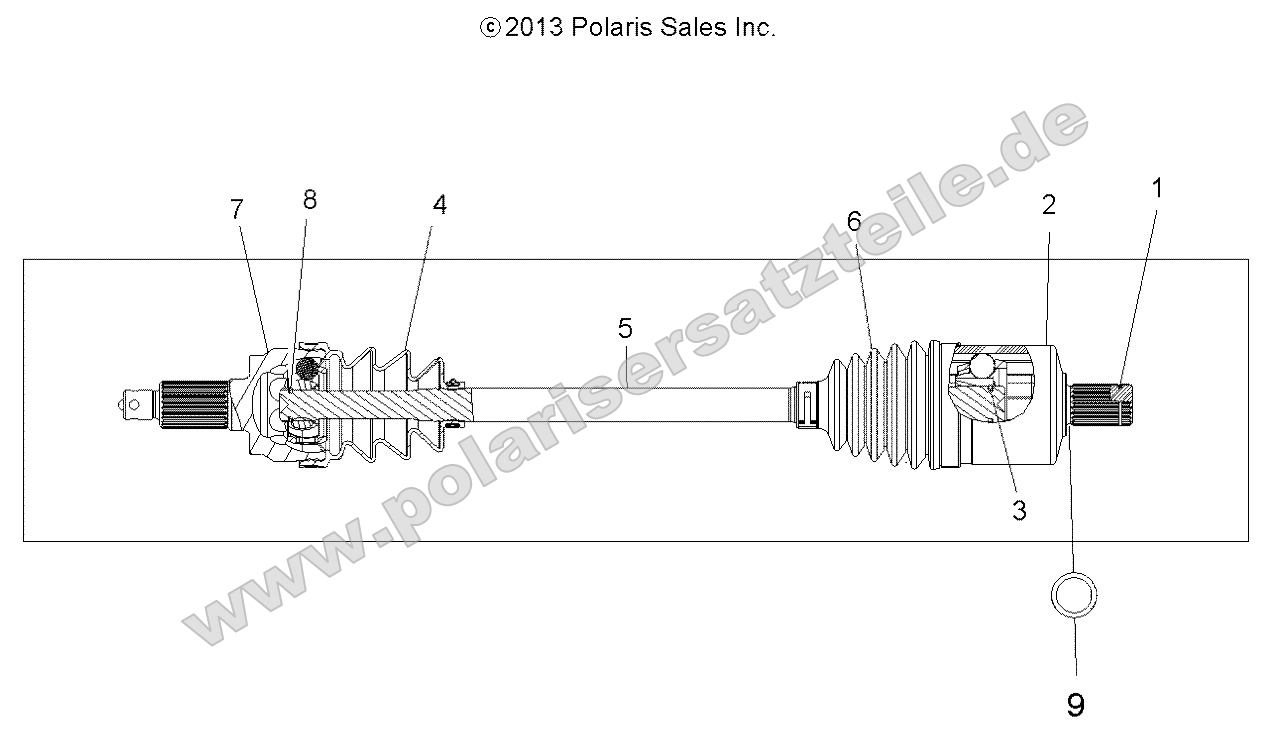 Drive Train, Drive Shaft, Front