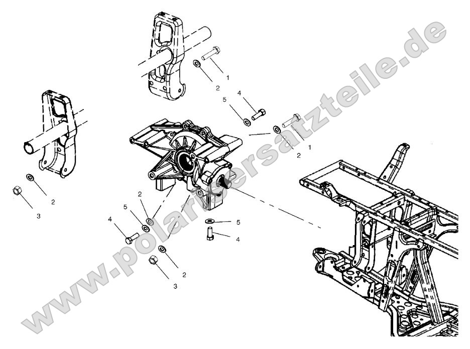 Rear Gearcase Mounting Rear Gearcase Mounting