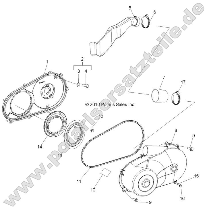 Drive Train, Clutch Cover