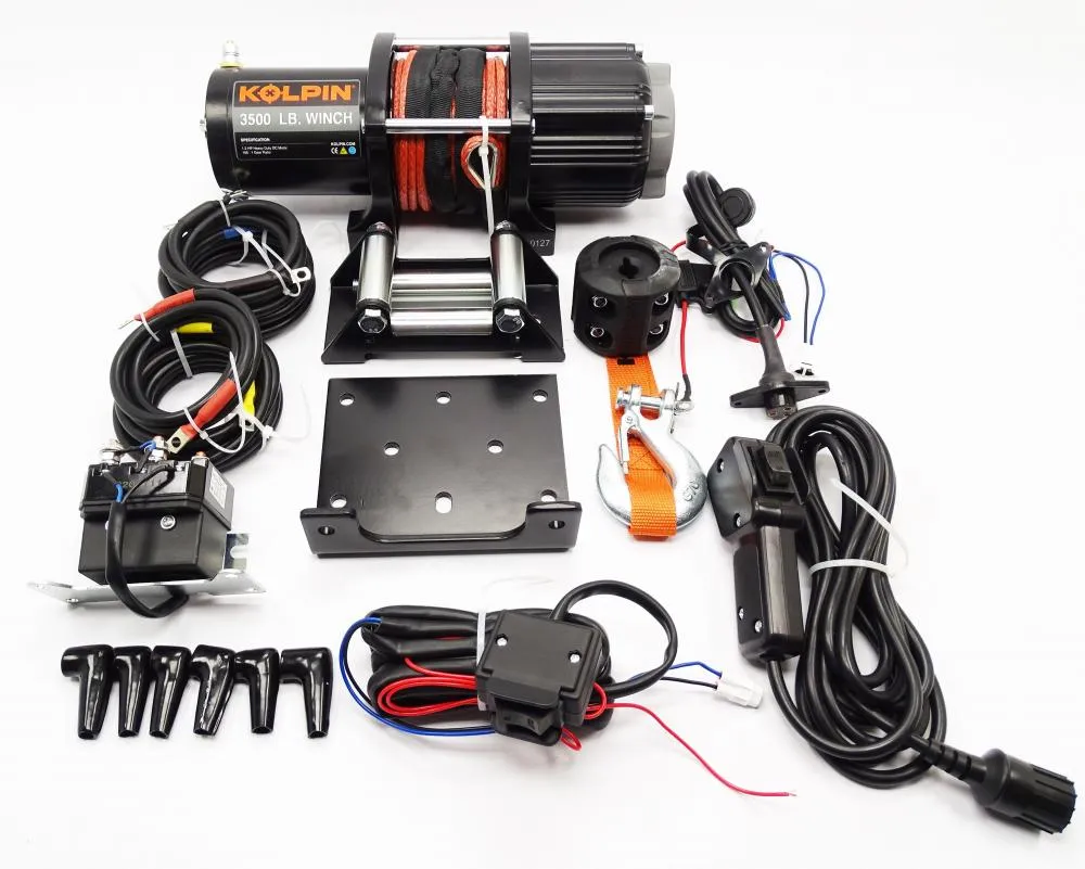 Kolpin ATV - UTV Seilwinde 3500 S 12V 1588 kg - Synthetikseil
