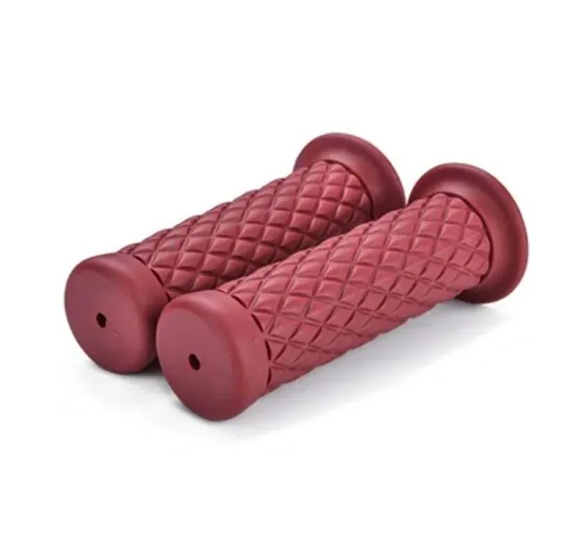 TMP_Lenkergriffe_rot_custom TMP Motorrad Custom - Classic Lenkergriffe rot