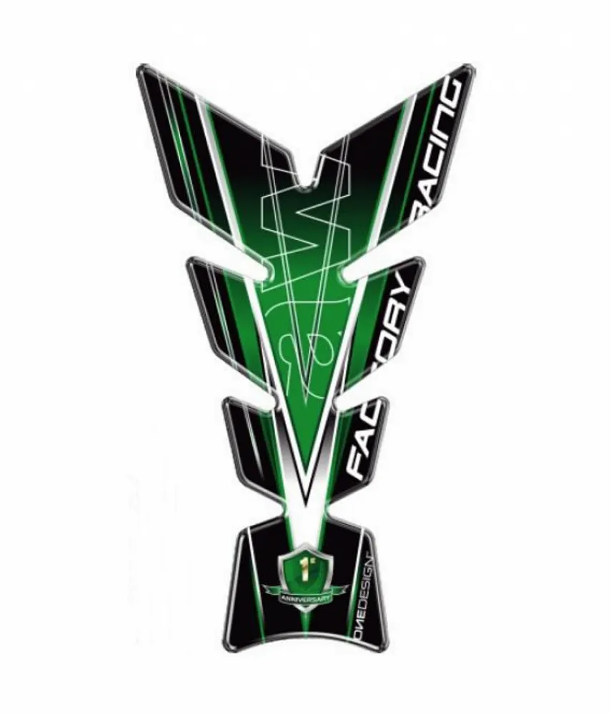 Tankpad_schwarz_Kawasaki_Schriftzug_43010560 OneDesign Tankpad Moon schwarz "Kawasaki Factory" Design