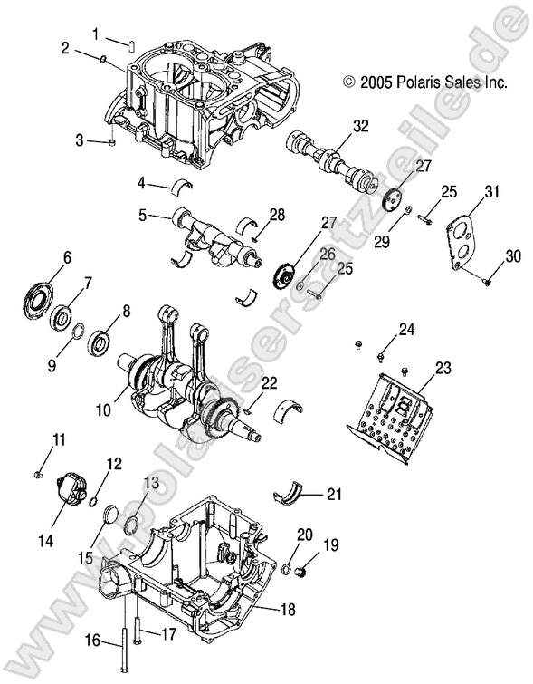 ENGINE, CRANKCASE and CRANKSHAFT ENGINE, CRANKCASE and CRANKSHAFT