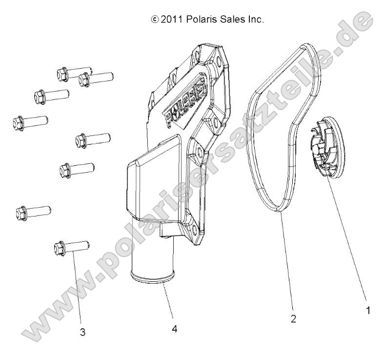Engine, Waterpump Impeller and Cover Engine, Waterpump Impeller and Cover