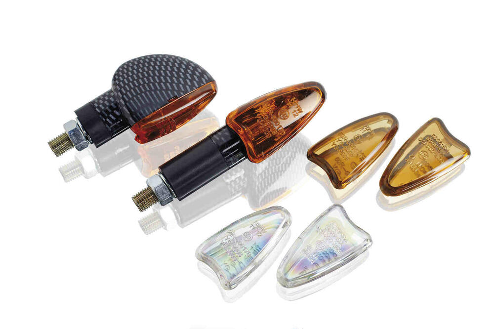 PUIG BLINKER STAR KURZ CRISTAL ORANGE/HELLGETÖNT/LASER - 2548C