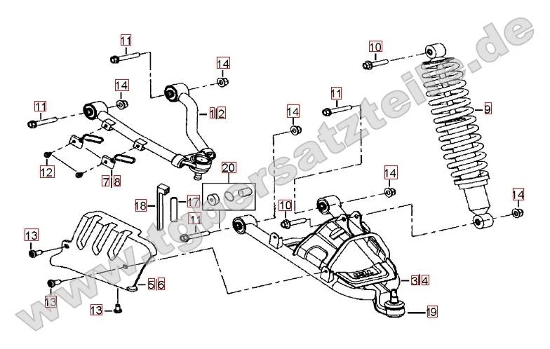 Federbein vorne Federbein vorne